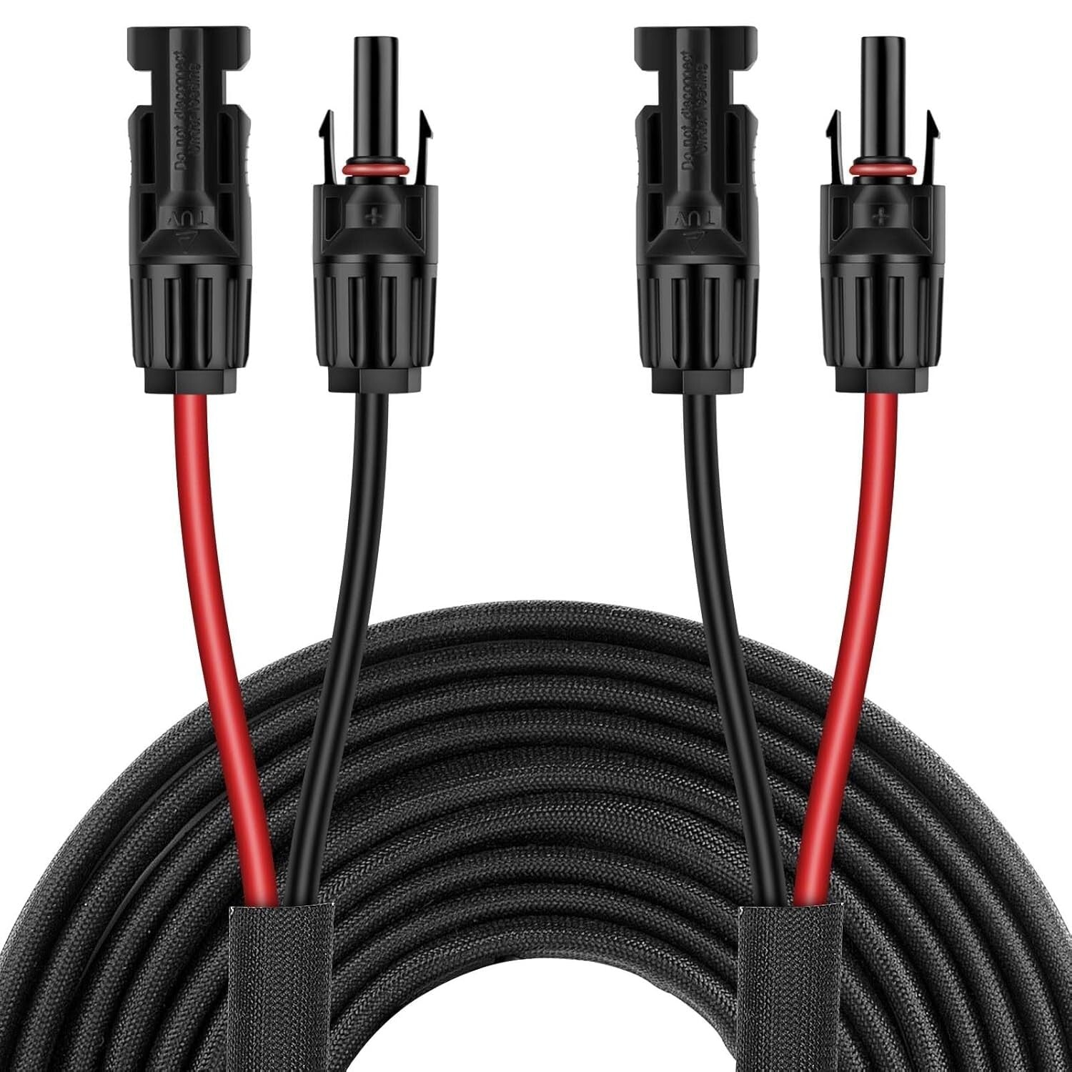 Versatile 10AWG Solar Extension Cable - 50FT with Male and Female Connectors