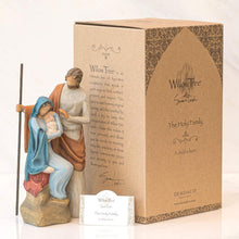 Load image into Gallery viewer, Intricately Carved Holy Family Display - Ideal for Smaller Nativity Collections