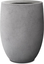 Load image into Gallery viewer, Large Round 21.7" Concrete Planter with Drainage for Stylish Indoor/Outdoor Use