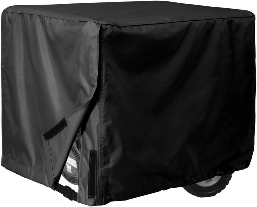 Custom Fit Waterproof Generator Cover 30x30 for All Seasons Protection - Black