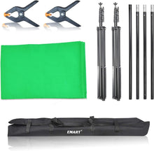 Load image into Gallery viewer, Multi-Functional Green Screen Stand with 100% Cotton Backdrop - Ideal for Events