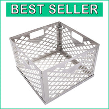 Load image into Gallery viewer, Original Stainless Steel Charcoal Basket for Offset Smokers - 12.3-Inch Design