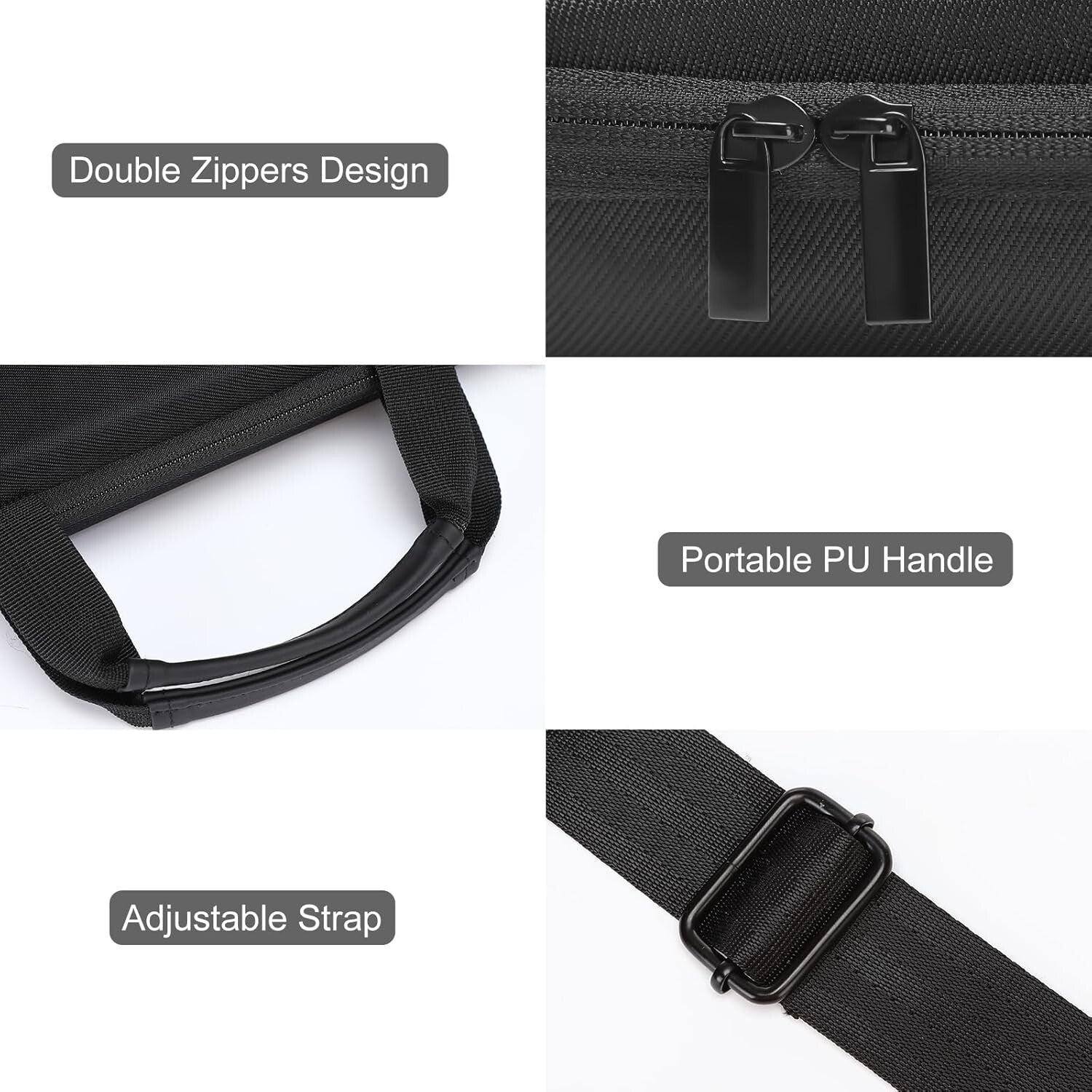 17.3 Inch Waterproof Laptop Bag with Adjustable Strap - Unisex Hardcase Solution