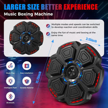 Load image into Gallery viewer, Music Boxing Machine - Engage in Reflex Training with Gloves &amp; Light Effects