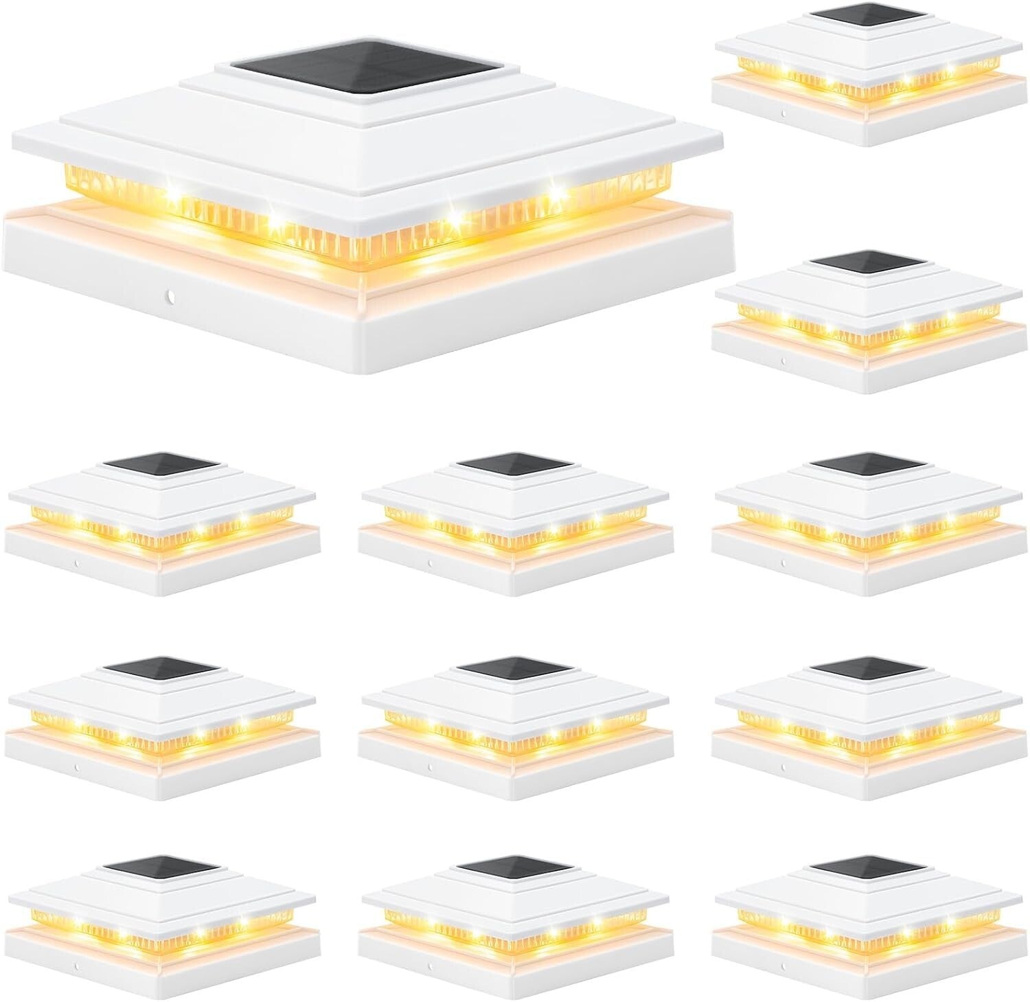 Durable Solar Fence Post Lights – Easy Install & Maintenance-Free Outdoor Decor