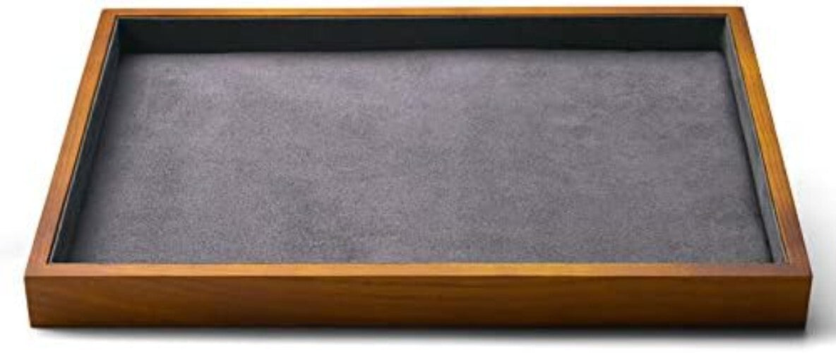 Luxury Grey Jewelry Display Tray - Perfect for Weddings, Birthdays & Retail