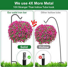 Load image into Gallery viewer, Multi-Purpose 65in Heavy Duty Shepherd Hooks – Perfect for Garden Decor &amp; Events