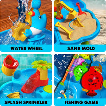 Load image into Gallery viewer, Outdoor Water Play Table for Kids 3-5 - Safe and Durable Summer Activity