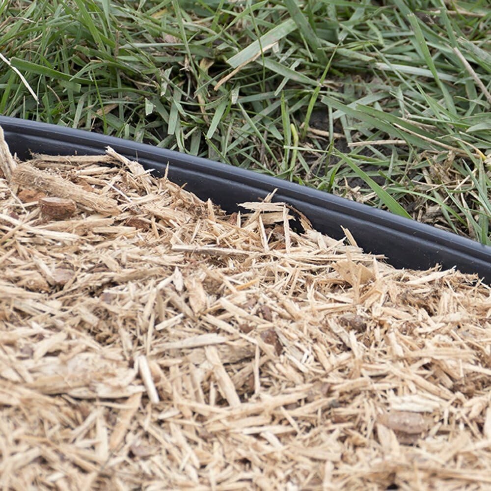 100ft Heavy Duty No-Dig Landscape Edging Kit - Quick & Easy Installation