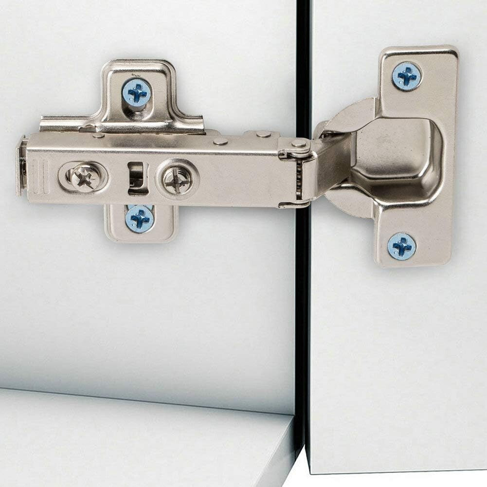 40PCS 110° Soft Close Hinge Set - Two-Hole Mounting for Frameless Cabinets