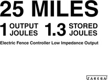 Load image into Gallery viewer, Weather-Resistant Electric Fence Charger - 25 Miles of Protection for Livestock