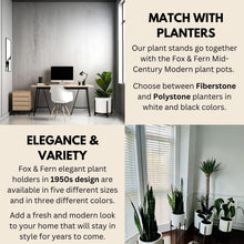 Load image into Gallery viewer, Eco-Friendly Bamboo Plant Stand - 14.9 Inch Mid Century Design for Large Pots