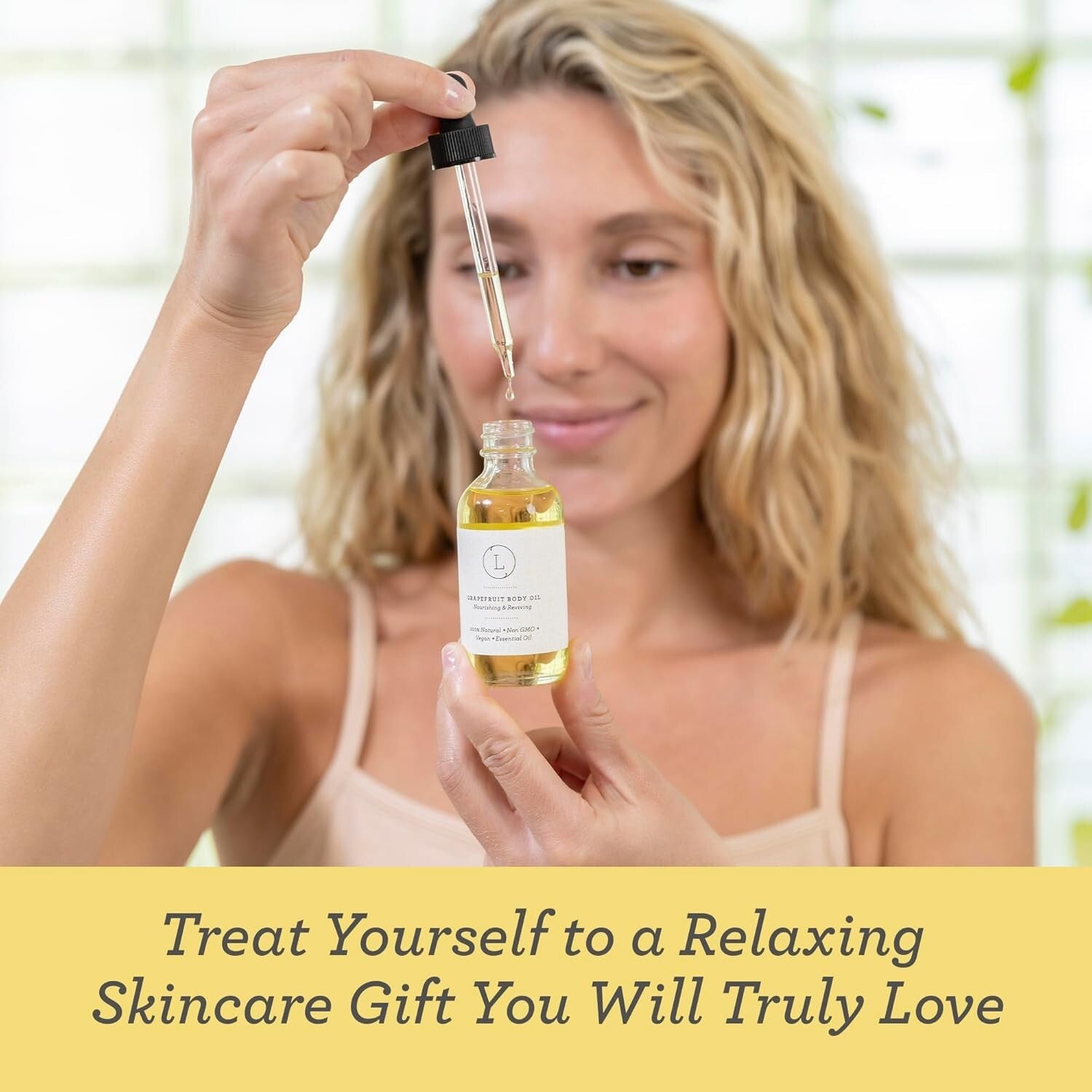 Elegant Citrus Spa Gift Basket - 15-Piece Women’s Self-Care Kit for Relaxation