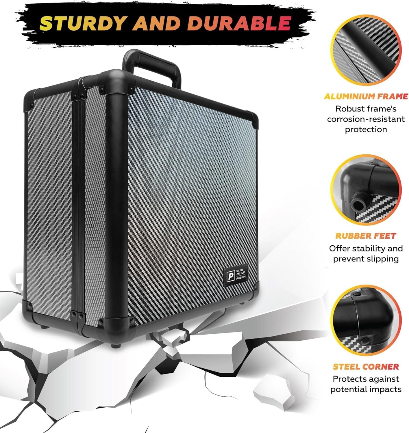 Enhance Your Collection with Our 4 Row Graded Card Case - Water-Resistant Design