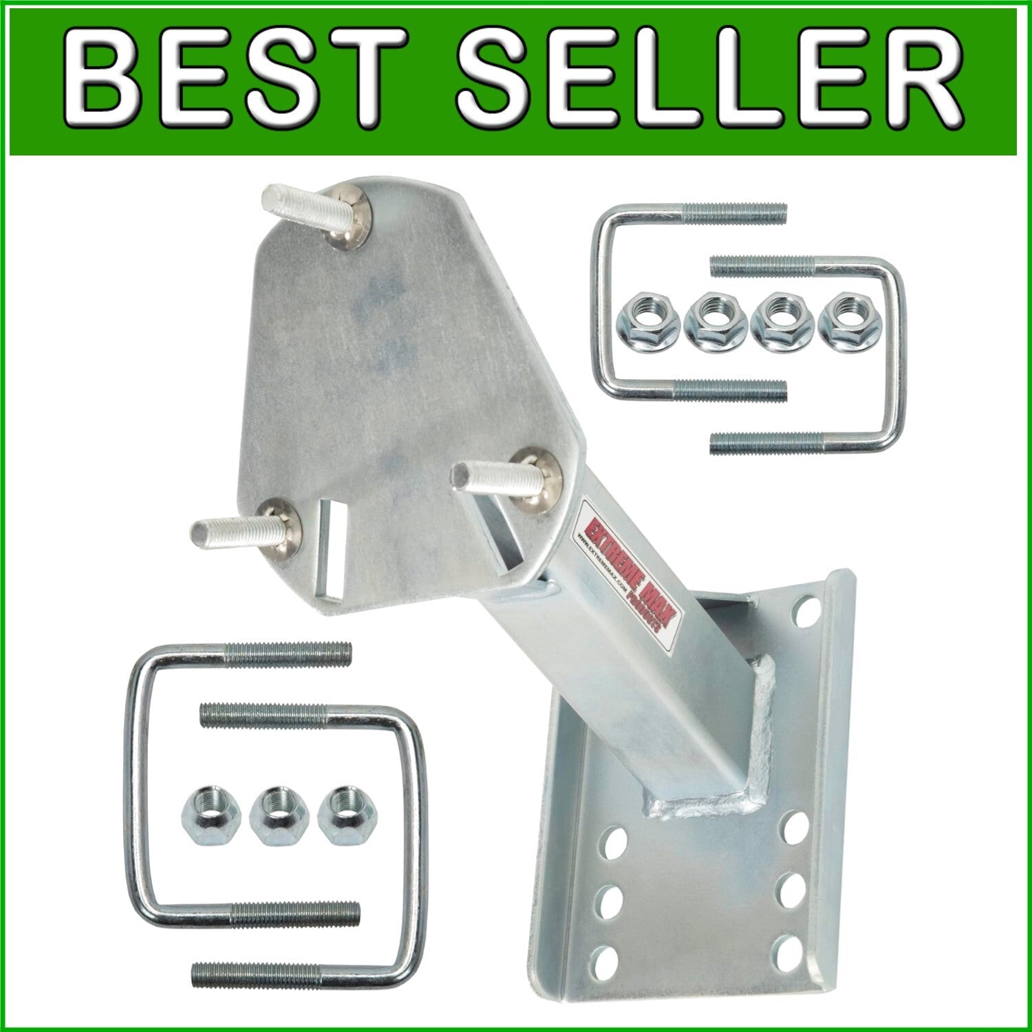 Durable High-Mount Spare Tire Carrier for 4, 5 & 6-Hole Patterns - Easy Install