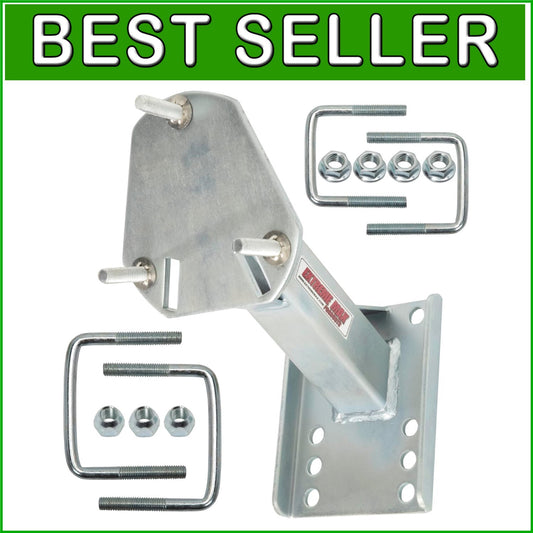 Durable High-Mount Spare Tire Carrier for 4, 5 & 6-Hole Patterns - Easy Install