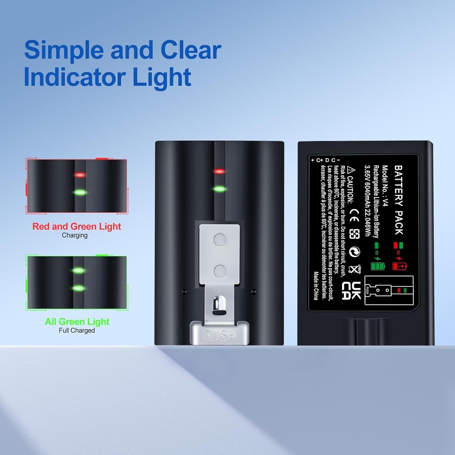 Essential 3-Pack Ring Compatible Battery & 3-Channel Charger – Fast USB Charging