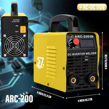 Load image into Gallery viewer, Beginner-Friendly 110V Welder with 200Amp Power - Lightweight and Portable
