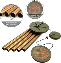 Load image into Gallery viewer, Personalized 36-Inch Outdoor Wind Chimes with Adjustable Sound &amp; Tree Design