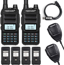 Load image into Gallery viewer, Water-Resistant 5W GMRS Radio with 250 Channels &amp; Programming Guide - 2 Pack