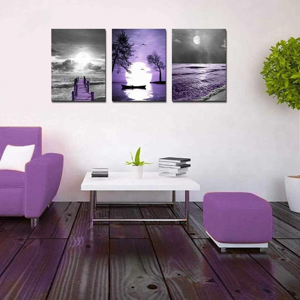 Captivating Black and White Sunflower Canvas Art - Ideal Home Decoration Set