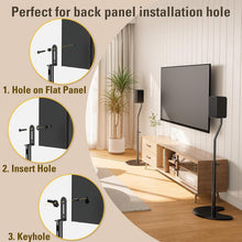 Load image into Gallery viewer, Height Adjustable Speaker Stands - Heavy Duty Floor Mounts with 11 LBS Capacity