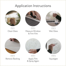 Load image into Gallery viewer, Up to 98% UV Protection Leaded Glass Privacy Window Film - 36"x72" Made in USA