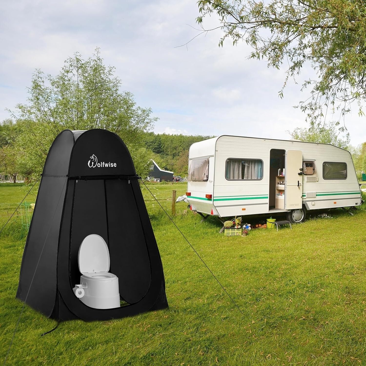 Spacious Pop-Up Changing Tent: Water-Repellent Privacy Shelter for Outdoors