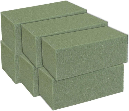 Bulk Pack of 12 Premium Foam Blocks for All Floral Projects and Crafts