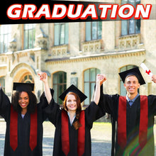 Load image into Gallery viewer, 12-Piece Satin Graduation Sashes - Unisex 70-Inch Blank Stoles for Customization