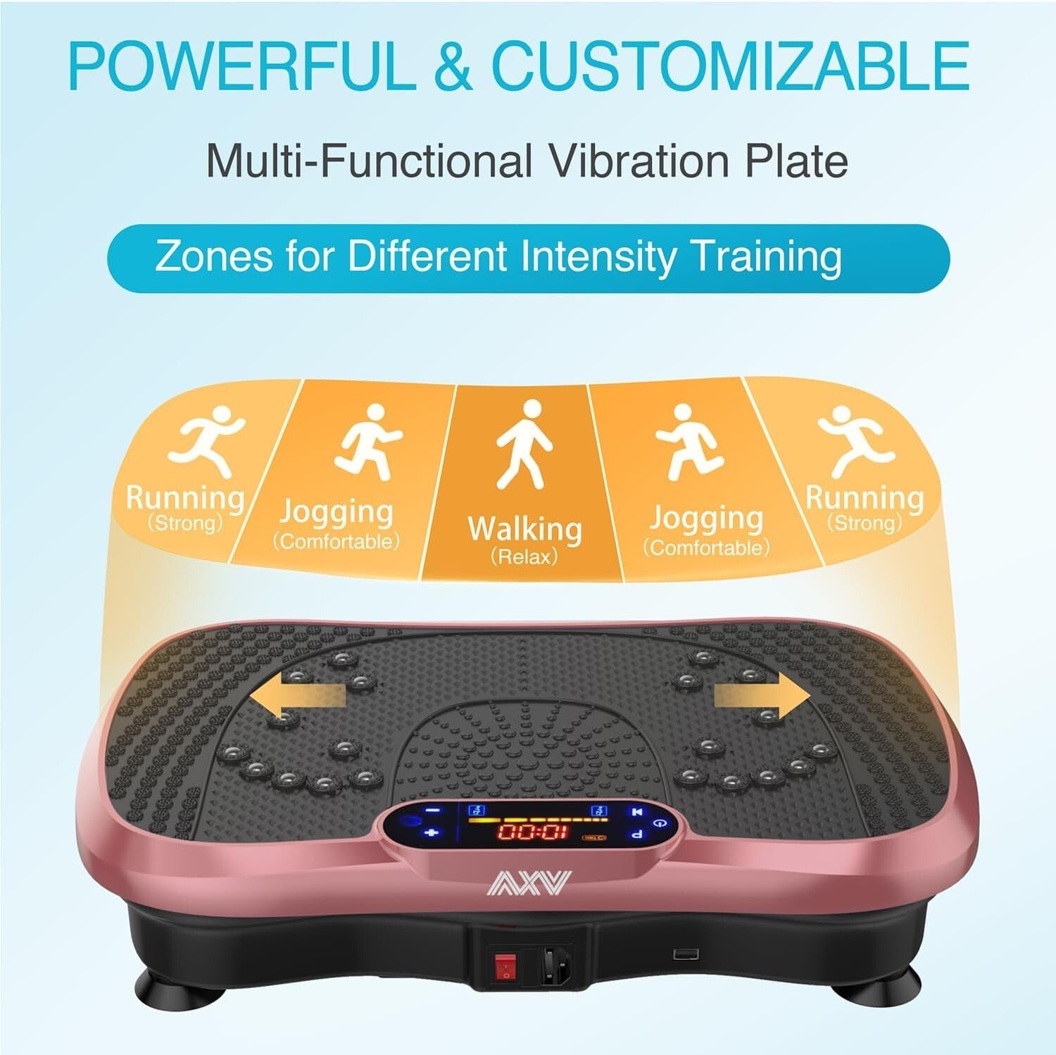 Bluetooth-Enabled Full Body Vibration Plate - Achieve Effective Workouts at Home