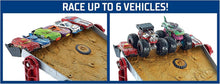 Load image into Gallery viewer, Exciting Monster Truck Racing Playset - 1:64 Scale with Trophy Cup &amp; Transporter