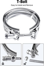 Load image into Gallery viewer, Versatile 5.0 Inch Stainless Steel Flange with High Tensile V-Band Clamp