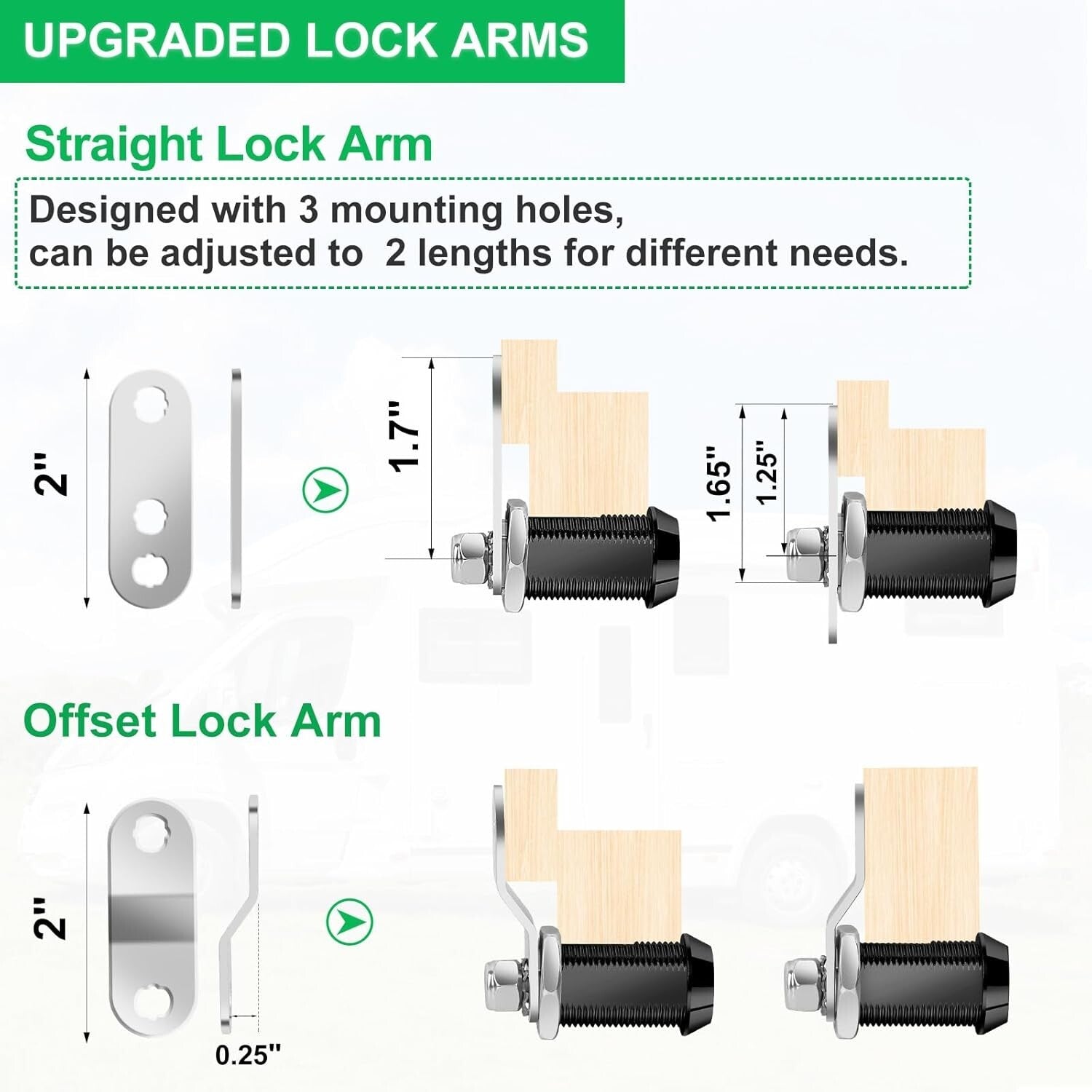 Durable Keyed Alike 10-Pack RV and Camper Locks - Protection for Your Valuables