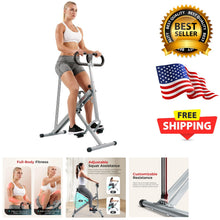 Load image into Gallery viewer, Compact Row-N-Ride Squat Assist Trainer with Smart App &amp; Adjustable Resistance