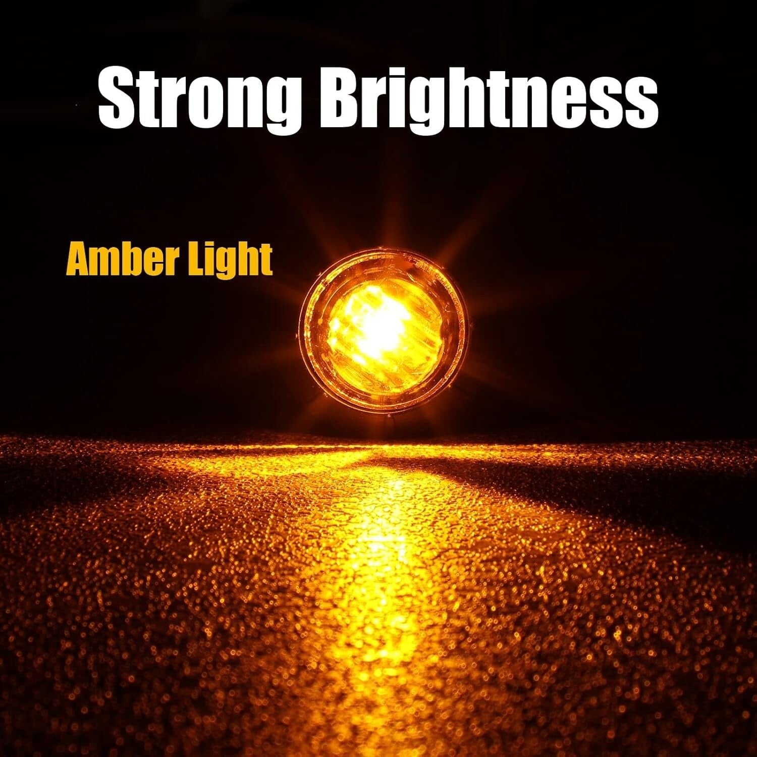 3/4 Inch Amber LED Marker Lights - 150 Set of Bright, Waterproof Indicators