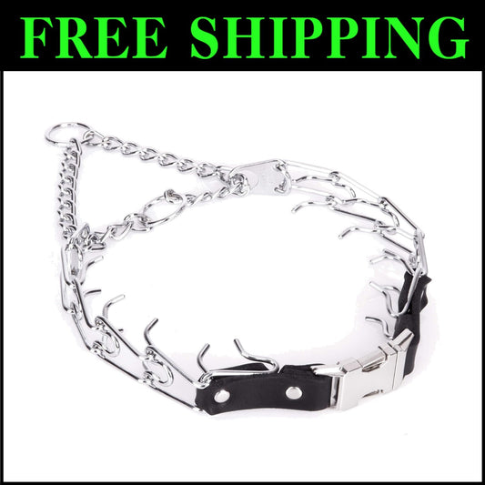 German-Made Prong Collar for Effective Dog Training - Quick Release, 20-25" Neck