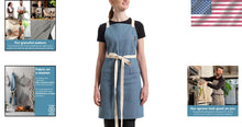 Load image into Gallery viewer, Versatile Cooking Apron with Pockets - Sustainable Design for Chefs &amp; Creatives