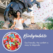 Load image into Gallery viewer, Colorful Tissue Paper Confetti Wands - 40 Pack for Birthdays &amp; Graduations