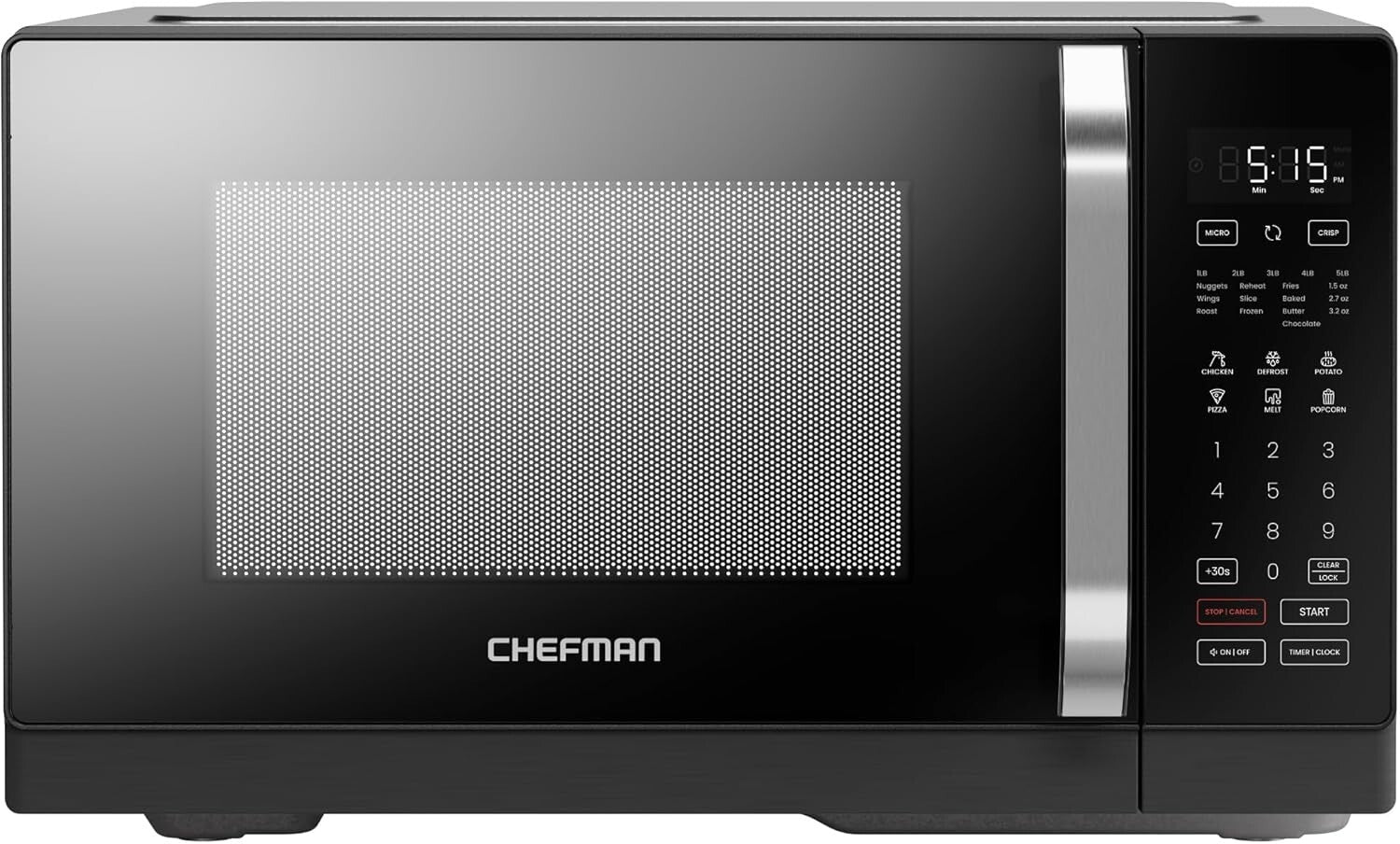 Effortless Cooking with Eco-Friendly Countertop Convection Microwave - 6 Presets