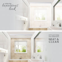 Load image into Gallery viewer, Hookless Heavy Duty Shower Roller Blind - 100% PEVA for Stylish Bathrooms