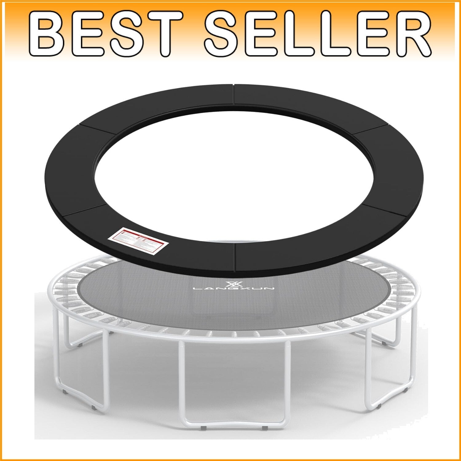 Durable 8ft Trampoline Spring Pad - Weather-Resistant & Easy to Install