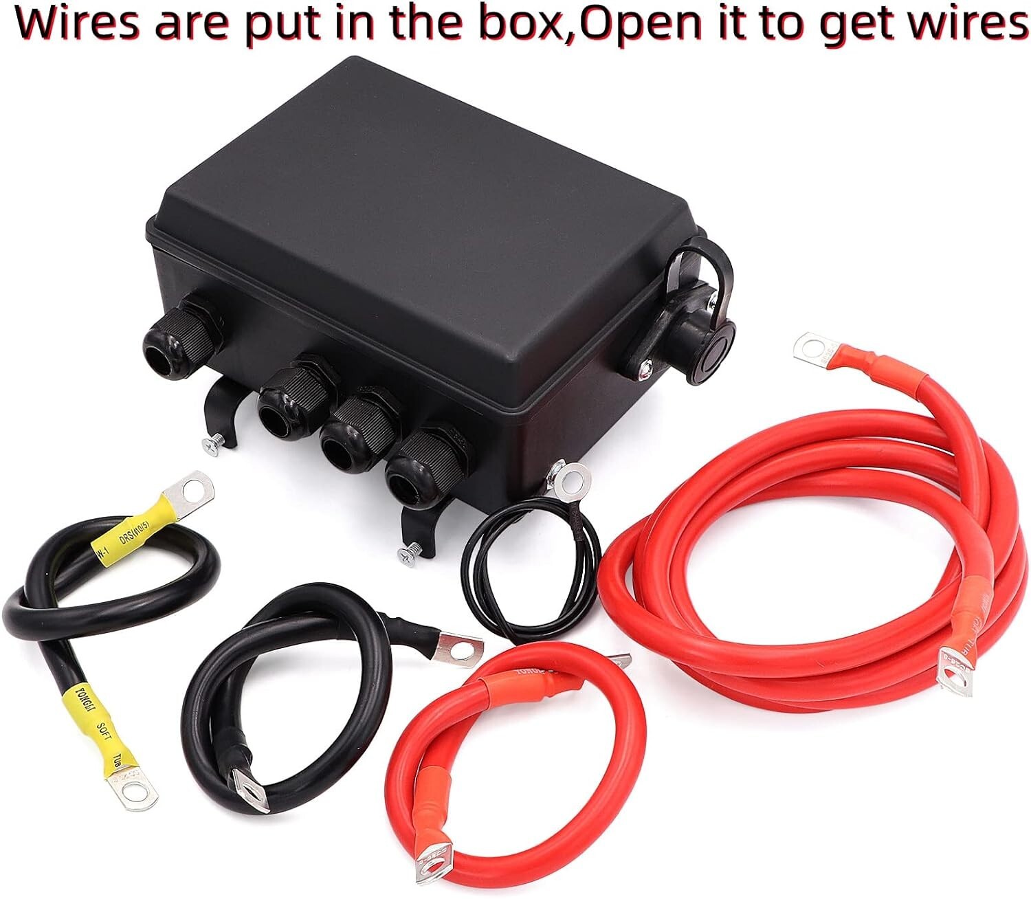 Heavy-Duty 12V Winch Solenoid Contactor with Pre-Wired Control Box & Hand Switch