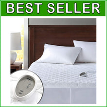 Load image into Gallery viewer, Electric Bed Warmer - Twin XL Heated Mattress Pad with 5 Heat Settings &amp; Safety