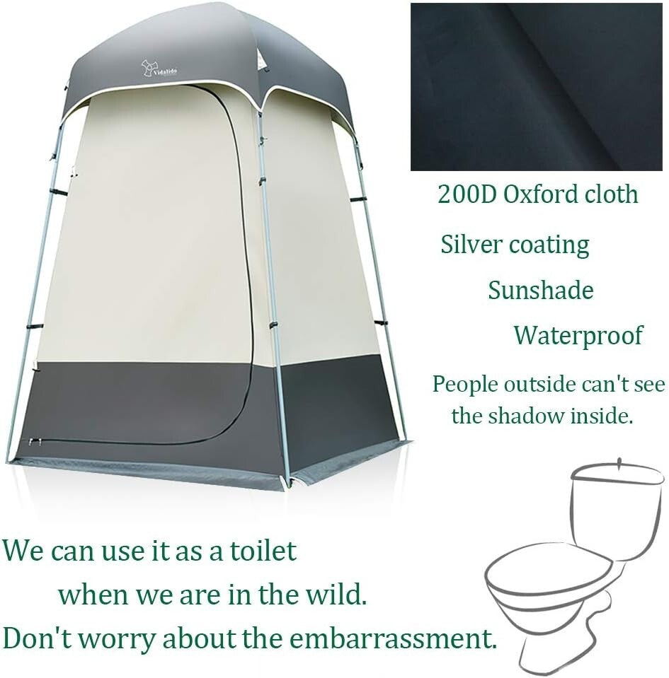 Durable Portable Changing Room Tent with Carry Bag - Perfect for Outdoor Use