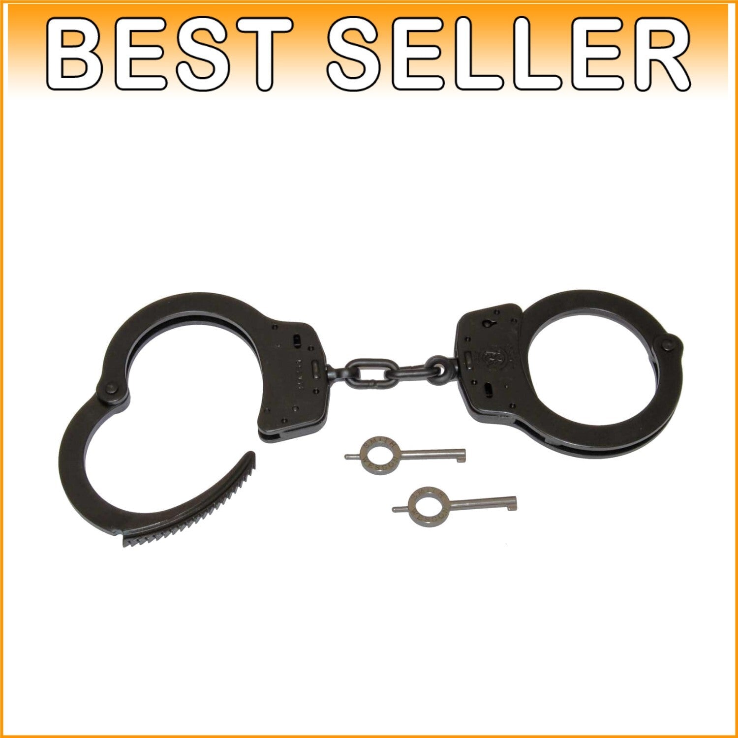 Smith and Wesson Model 100M Melonite Finish Handcuffs with Double Lock System