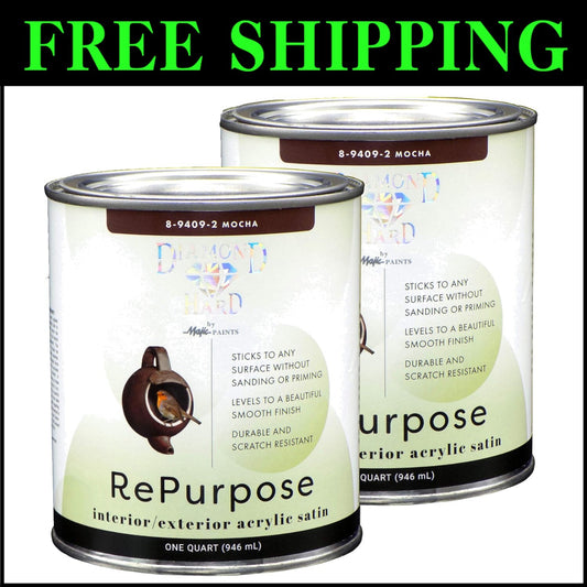 Durable Satin Finish Paint in Mocha - Perfect for Furniture & Home Projects