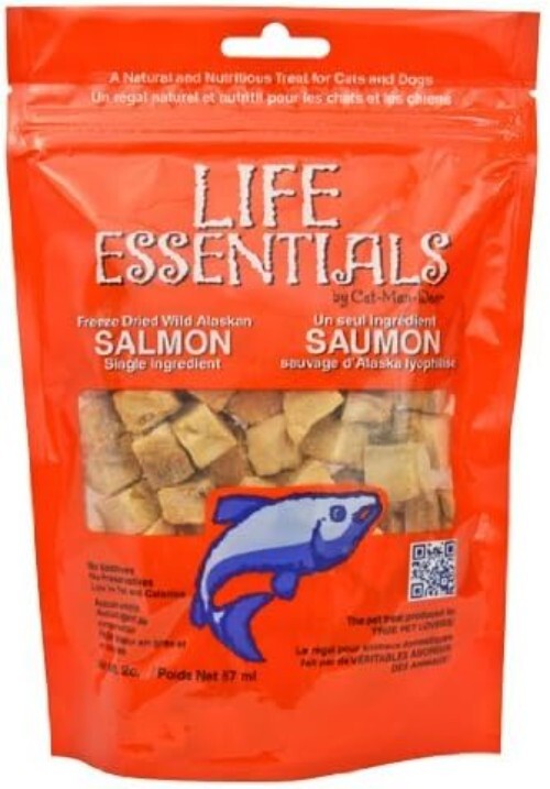 Grain-Free Freeze-Dried Salmon Treats - 5 Ounces (3-Pack) for Cats & Dogs