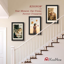 Load image into Gallery viewer, Versatile 11x17 Wooden Frames - Textured Black, Vertical &amp; Horizontal Display