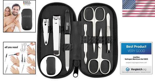 Luxury 7-Piece Nail Clippers Kit Made in Germany - Perfect for Men and Women